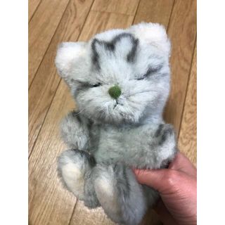 セキグチ   ネコのぬいぐるみ　オルゴール　生地！レア！(ぬいぐるみ)