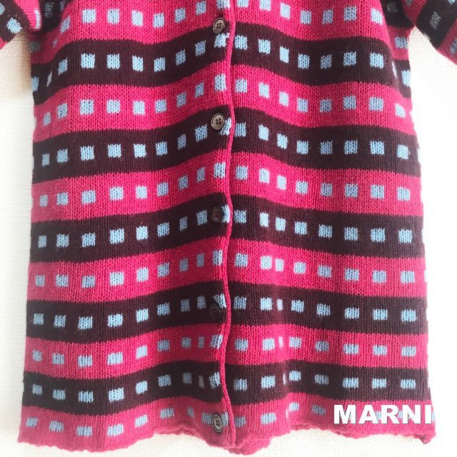 【MARNI】マルニ サマーエディション カシミア混 カーディガン