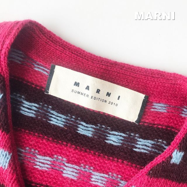 【MARNI】マルニ サマーエディション カシミア混 カーディガン