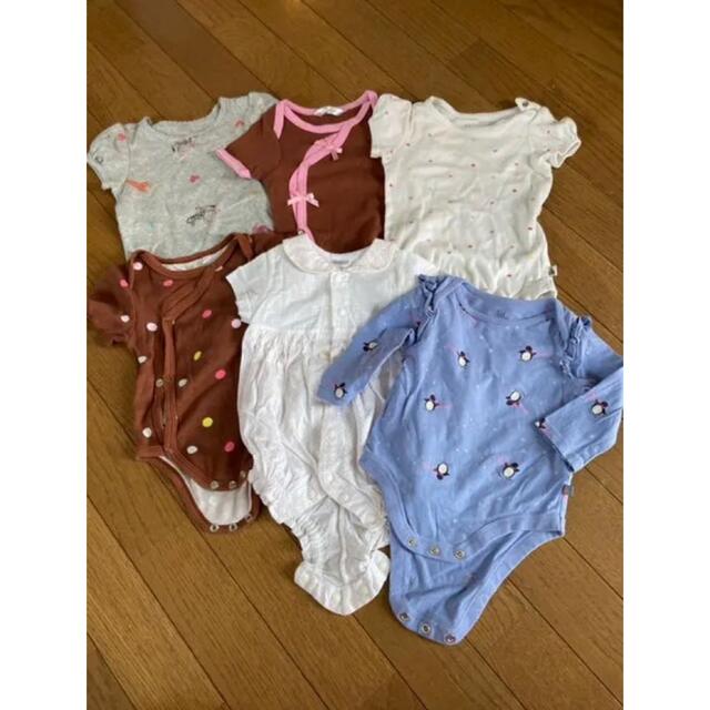 babyGAP(ベビーギャップ)の下着　肌着　ロンパース　6枚セット キッズ/ベビー/マタニティのベビー服(~85cm)(肌着/下着)の商品写真