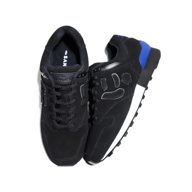 限定200足‼︎via SANGACIO にゅスニーカー BLACK✖️BLUE-