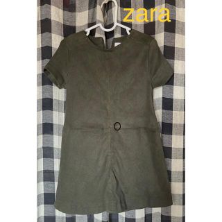 ザラキッズ(ZARA KIDS)の【 zara ザラ 】 ワンピース カーキ 100 110(ワンピース)