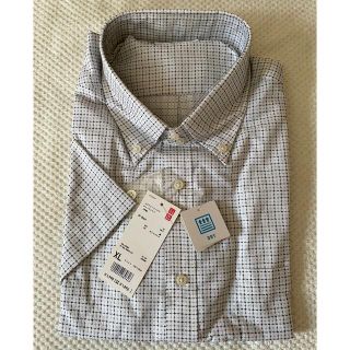 ユニクロ(UNIQLO)のユニクロ UNIQLO☆ドライイージーケア　チェックシャツ　XL 新品(シャツ)