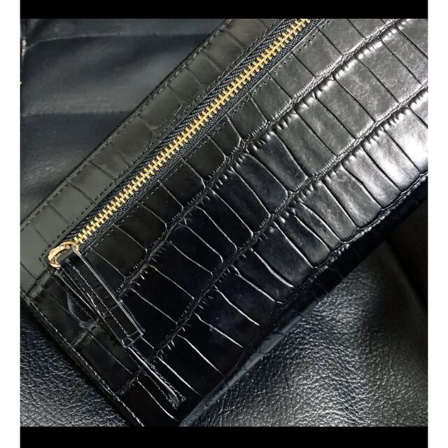 COMME CA ISM(コムサイズム)のセール！！モノコムサ/クロコ型 長財布 ブラック レディースのファッション小物(財布)の商品写真