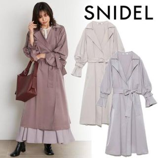 スナイデル(SNIDEL)のSustainableグロストレンチコート snidel(トレンチコート)