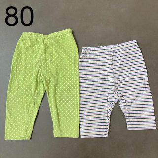 ユニクロ(UNIQLO)の女の子　パンツ　スパッツ　2点セット　まとめ売り(パンツ)