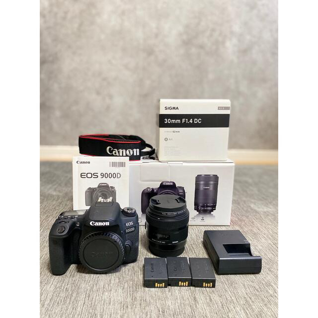 Canon EOS 9000D ズームレンズ+単焦点セット - デジタル一眼