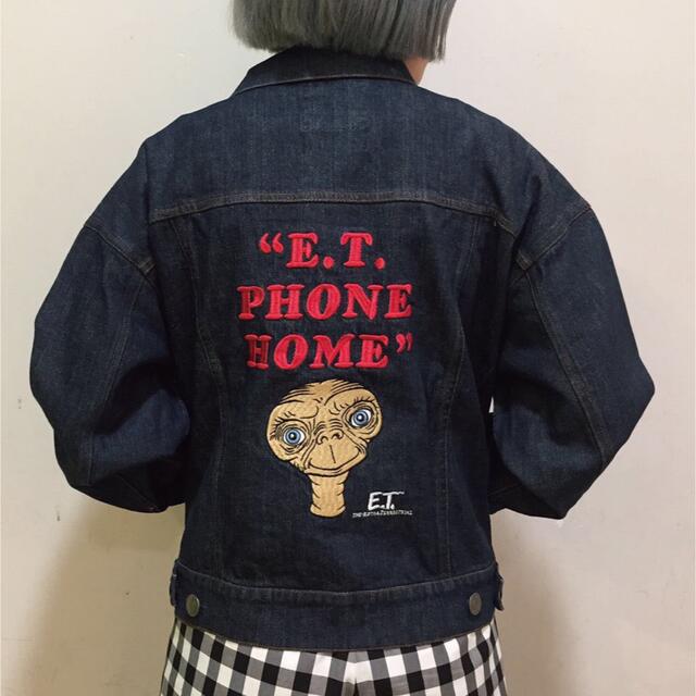 Aymmy in the batty girls(エイミーインザバッティーガール)のE.T. Gジャン aymmy 瀬戸あゆみ コラボ デニム  レディースのジャケット/アウター(Gジャン/デニムジャケット)の商品写真