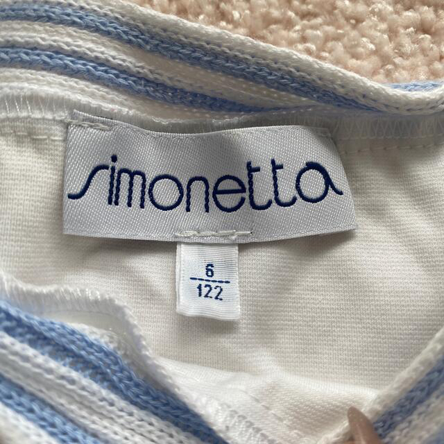 Simonetta(シモネッタ)のシモネッタワンピ　トッカティシャツ　120 キッズ/ベビー/マタニティのキッズ服女の子用(90cm~)(Tシャツ/カットソー)の商品写真