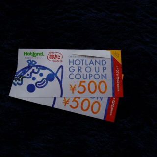新着★築地銀だこ・ホットランド　株主優待券　1000円分　M-12(フード/ドリンク券)