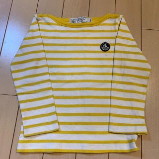 プチバトー(PETIT BATEAU)のプチバトー  3ans 3Ｔ　ボーダー　ロンＴ　マリニエール(Tシャツ/カットソー)