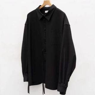 Toggle oversized layered shirt