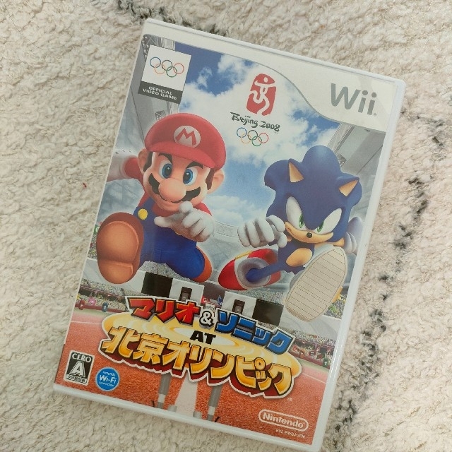 任天堂(ニンテンドウ)のマリオ＆ソニック AT 北京オリンピック Wii エンタメ/ホビーのゲームソフト/ゲーム機本体(家庭用ゲームソフト)の商品写真