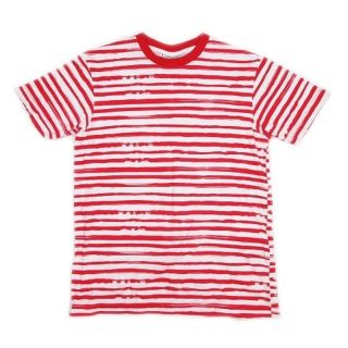 オニツカタイガー(Onitsuka Tiger)のオニツカタイガー ボーダー クルーネック Tシャツ 半袖(Tシャツ/カットソー(半袖/袖なし))