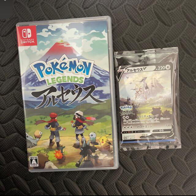 美品 Pokemon LEGENDS アルセウス Switch カード付き