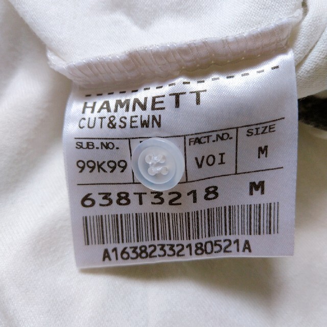 HAMNETT(ハムネット)のHAMNETT ハムネット ポロシャツ バタフライ 蝶々 メンズのトップス(ポロシャツ)の商品写真