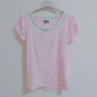 ケイティー(Katie)のKatie ケイティ トップス ピンク(Tシャツ(半袖/袖なし))