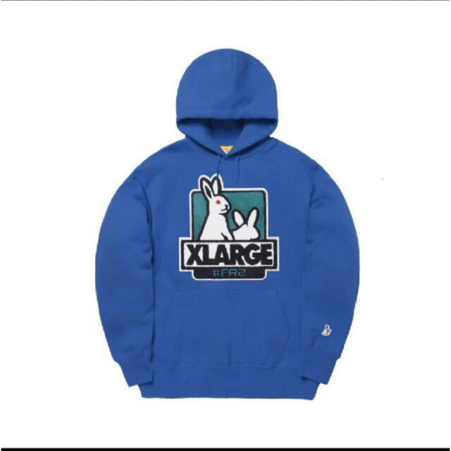 円高還元 FR2 エフアールツー パーカー XL XLARGE パイルロゴ 刺繍ロゴ