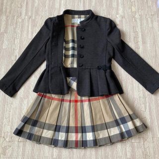 バーバリー(BURBERRY)のバーバリー　セットアップ　116センチ(ドレス/フォーマル)