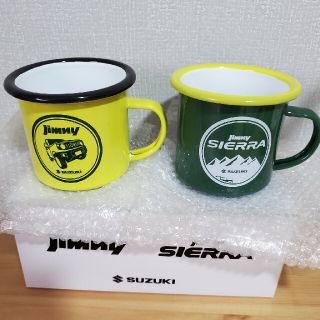 スズキ(スズキ)の【未使用】非売品　スズキ　Jimny　ノベルティ　ホーローマグカップ(グラス/カップ)