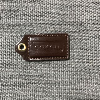 コーチ(COACH)のCOACH タグ ブラウン(キーホルダー)