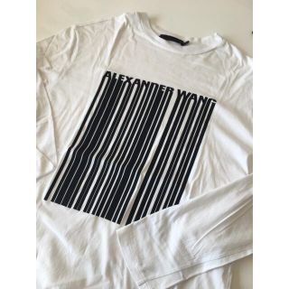 アレキサンダーワン(Alexander Wang)のバーコード　ロングスリーブTシャツ(Tシャツ/カットソー(七分/長袖))