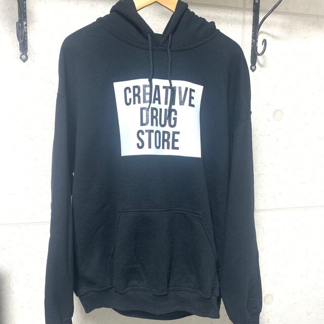 未開封 CREATIVE DRUG ブラックXL STORE Hoodie