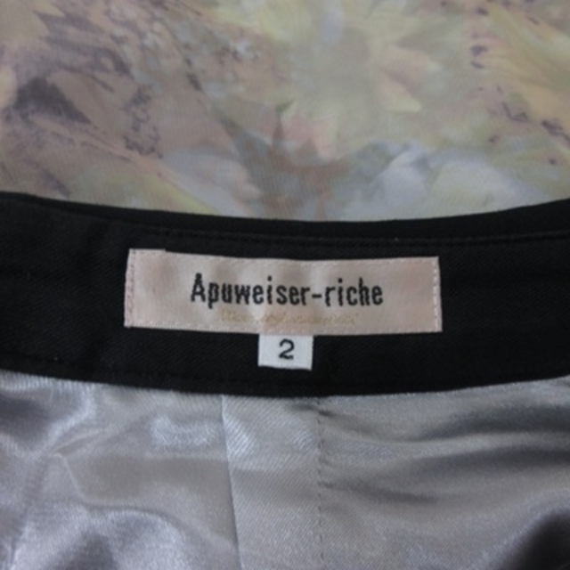 Apuweiser-riche(アプワイザーリッシェ)のアプワイザーリッシェ フレアスカート ミニ ギャザー 花柄 2 マルチカラー  レディースのスカート(ミニスカート)の商品写真
