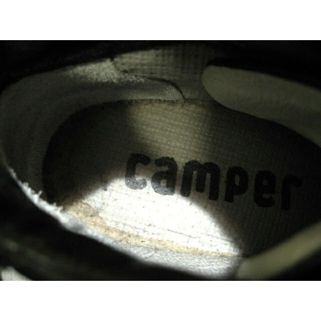 CAMPER(カンペール)のCAMPER ビッグフット 38≒24㎝位 黒革 Nライン カンペール レディースの靴/シューズ(スニーカー)の商品写真