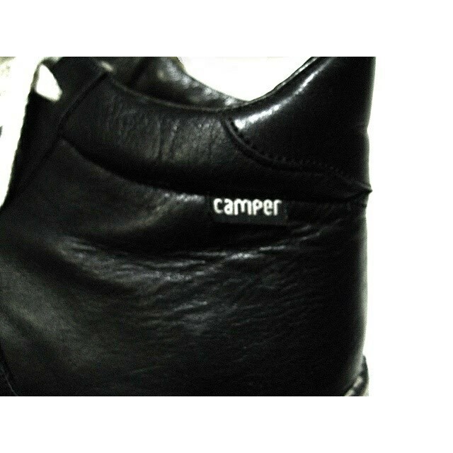 CAMPER - CAMPER ビッグフット 38≒24㎝位 黒革 Nライン CAMPER - CAMPER ビッグフット 38≒24㎝位 黒革 Nライン