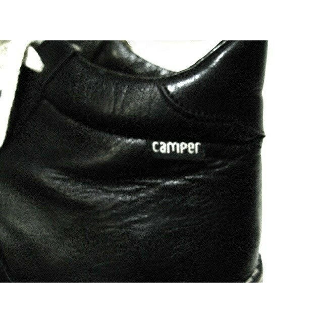 CAMPER(カンペール)のCAMPER ビッグフット 38≒24㎝位 黒革 Nライン カンペール レディースの靴/シューズ(スニーカー)の商品写真
