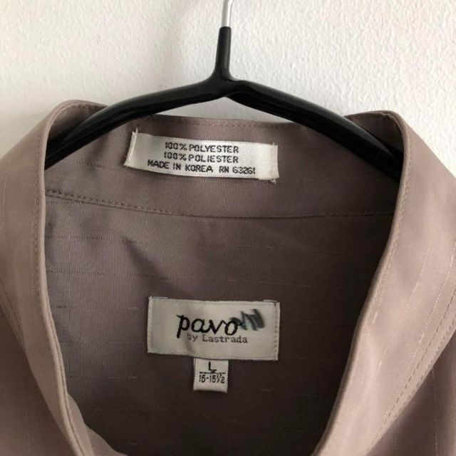Pavoのバンドカラーシャツ　L　ノーカラー　ビッグシルエット 4