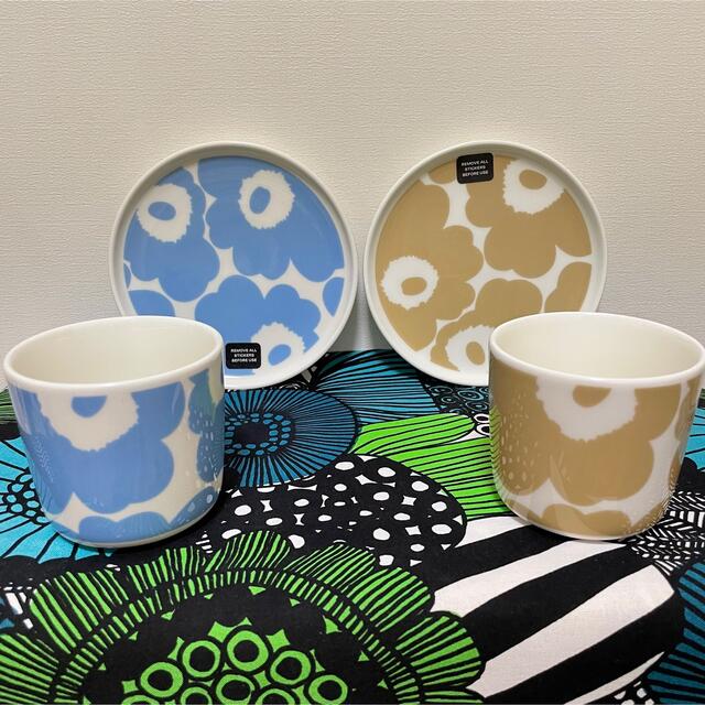 ARABIA プレート＆marimekko ラテマグ 4点セット