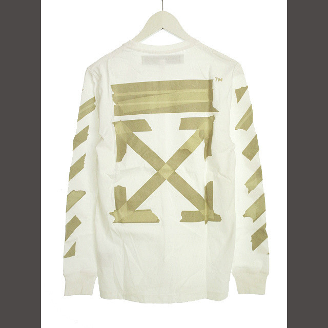 送料無料安い オフホワイト OFF WHITE TAPE ARROWS L/S TEE の通販 by