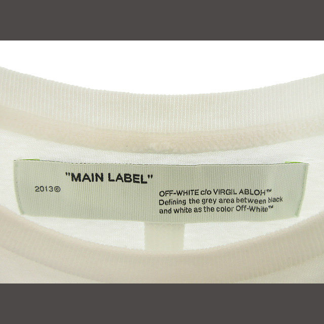 オフホワイト OFF WHITE TAPE ARROWS L/S TEE