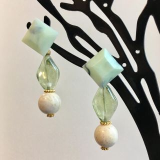 ドイツビーズのピアス(ピアス)