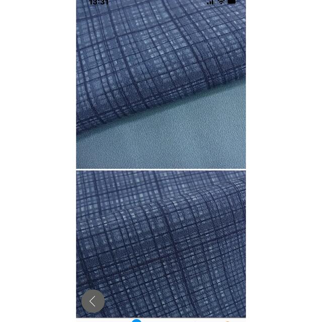 男性　紬・長襦袢・羽織（袷）　3点セット仕付け糸のまま メンズの水着/浴衣(着物)の商品写真