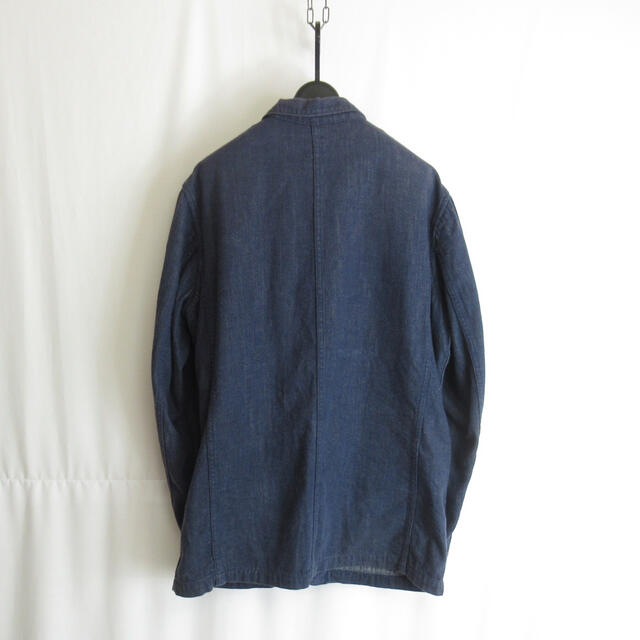 KAPITAL(キャピタル)のMADE IN INDIGO デニム テーラード ジャケット M ワーク 紺 メンズのジャケット/アウター(テーラードジャケット)の商品写真