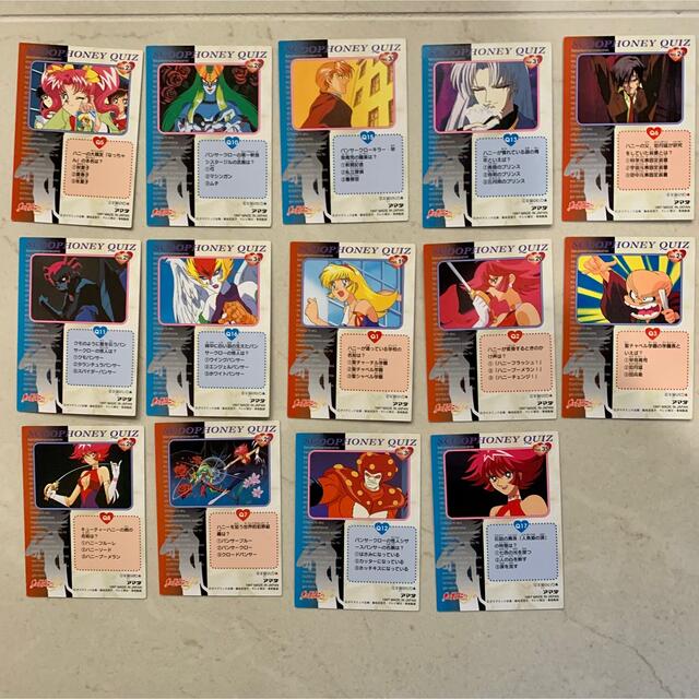 キューティーハニー　トレーディングカード　38枚セット エンタメ/ホビーのアニメグッズ(カード)の商品写真