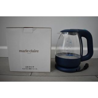 マリクレール(Marie Claire)のMarie Claire Aqua Glass LED 電子ケトル1.2L(電気ケトル)