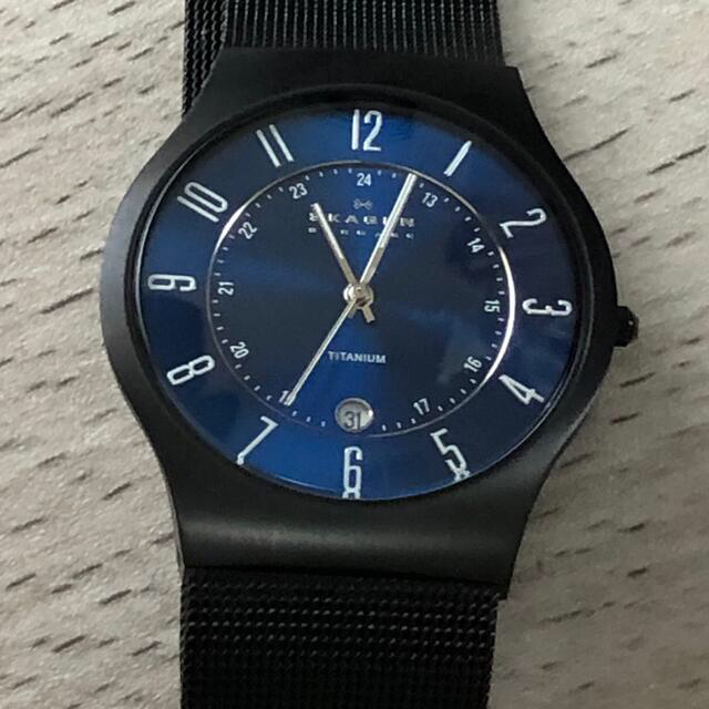 SKAGEN(スカーゲン)の【新古品】SKAGEN メンズ腕時計 ネイビー  HOLST ホルスト メンズの時計(腕時計(アナログ))の商品写真