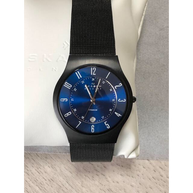 SKAGEN(スカーゲン)の【新古品】SKAGEN メンズ腕時計 ネイビー  HOLST ホルスト メンズの時計(腕時計(アナログ))の商品写真