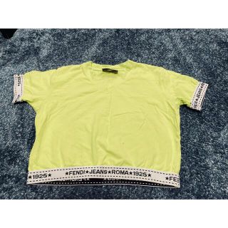 FENDI フェンディ 半袖クロップドTシャツ XS ハイブランド