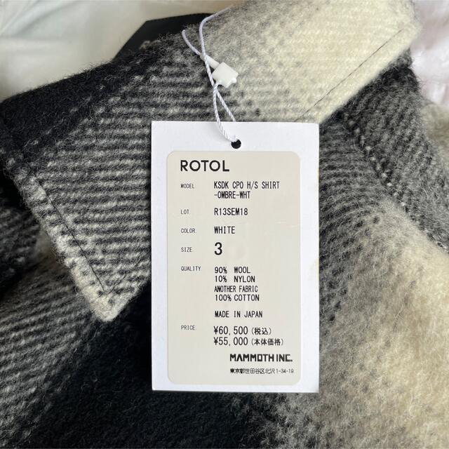 ROTOL 21AW OVERSIZE CPO SHIRTS ロトル タグ付