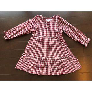 ザラキッズ(ZARA KIDS)のZARA kidsチェックワンピース(ワンピース)