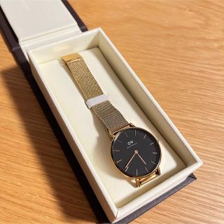 ダニエルウェリントン(Daniel Wellington)の【美品】Daniel Wellington ダニエルウェリントン 腕時計(腕時計)