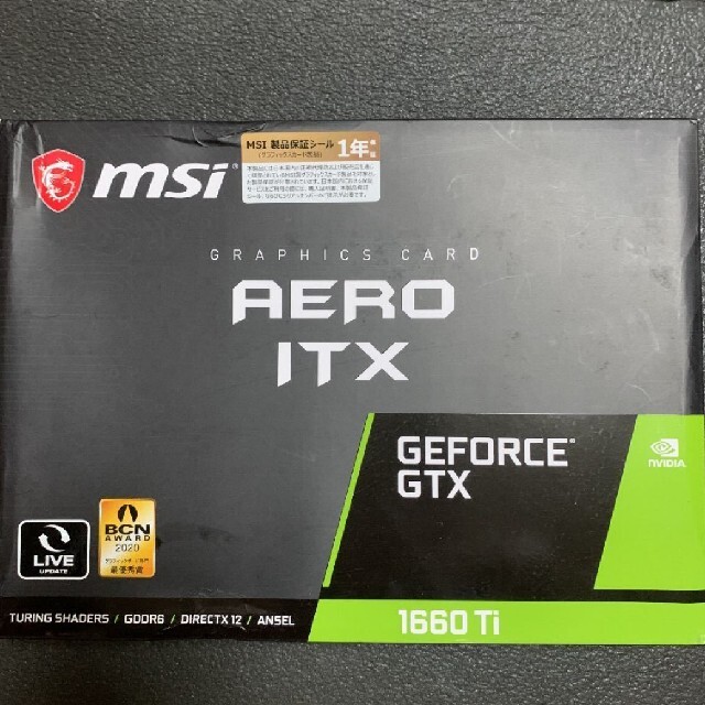 MSI GeForce GTX 1660Ti AERO ITX GDDR6 6G