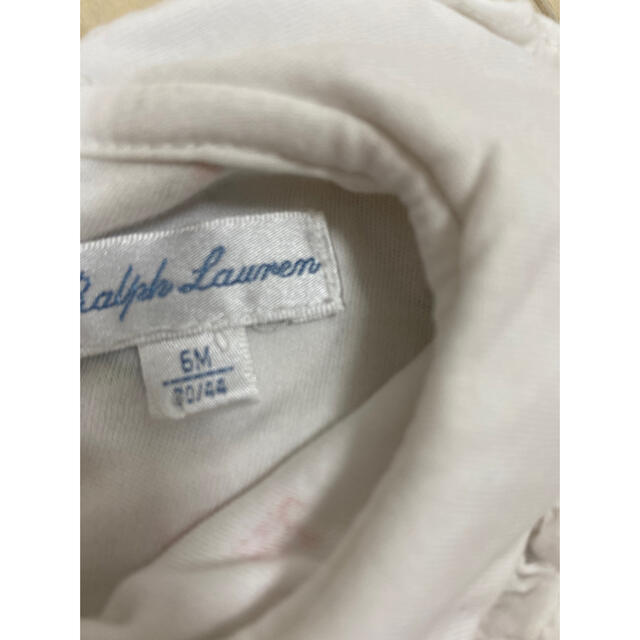 POLO RALPH LAUREN(ポロラルフローレン)の美品　ラルフローレン　ロンパース　ポロベア キッズ/ベビー/マタニティのベビー服(~85cm)(ロンパース)の商品写真