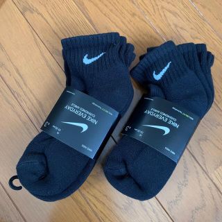 ナイキ(NIKE)のナイキ 6足！ソックス ブラック Mサイズ(ソックス)