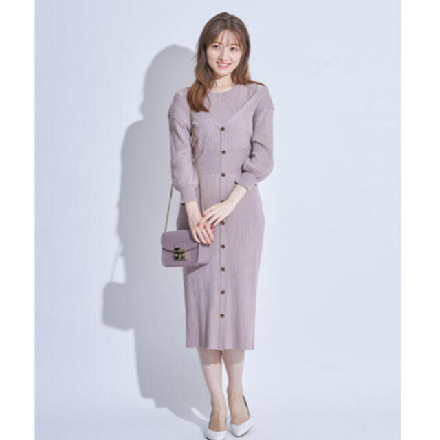 tocco(トッコ)の【完売商品】tocco♥肩出しワンピース (モカ) レディースのワンピース(ロングワンピース/マキシワンピース)の商品写真